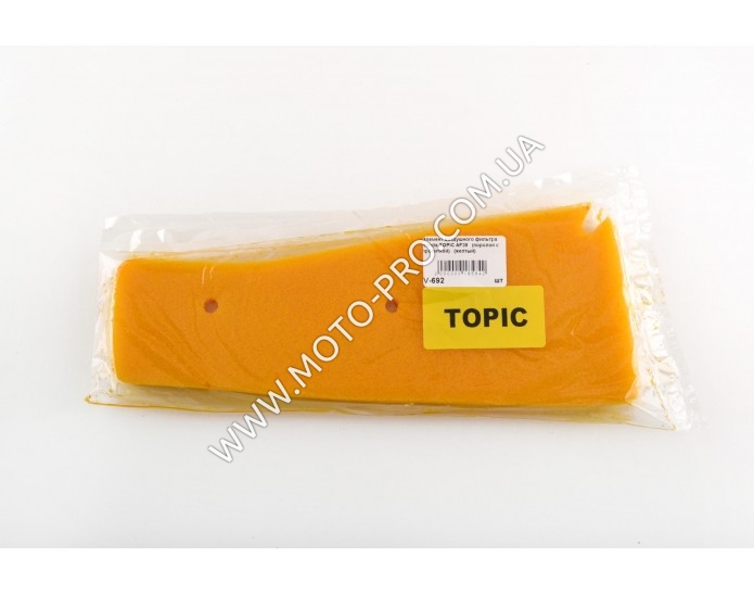 Элемент воздушного фильтра   Honda TOPIC AF38   (поролон с пропиткой)   (желтый)   AS (V-692)