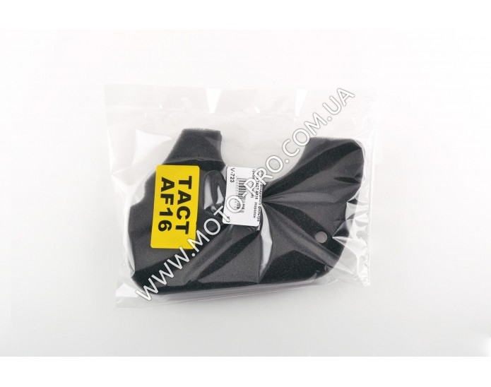 Елемент повітряного фільтру Honda TACT AF16 (поролон сухий) (чорний) AS (V-723)