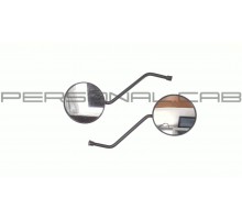 Зеркала Alpha (круглые, черные, d-10mm) (TM) EVO