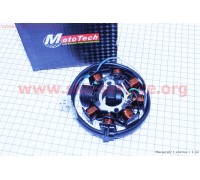 Статор магнето 8 катушек (генератор), высота 30мм (Китайский скутер 125-150 СС)