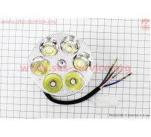 Фары круглой внутренняя часть 6-LED, 80мм, TUNING (Delt...