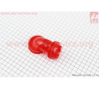 Патрубок фильтра воздушного, силикон (красный) (Active 110)