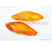Suzuki LETS "стекло"- поворотов передних к-кт 2шт, желтые (Suzuki Lets)