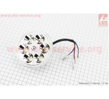 УЦЕНКА DELTA Фары круглой внутренняя часть 6-LED с обод...