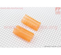 Резинка подножки Delta к-кт 2шт, оранжевый (Delta 110cc)