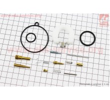 Ремонтний до-кт карбюратора 110сс, 16 деталей + поплаво...