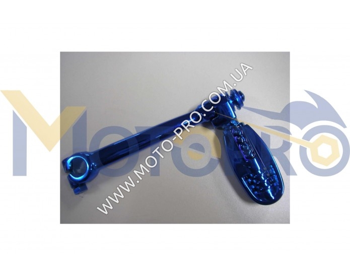 Ножка кикстартера Honda DIO (стайлинговая) (синий хром) (Тайвань) KOSO (#VL)