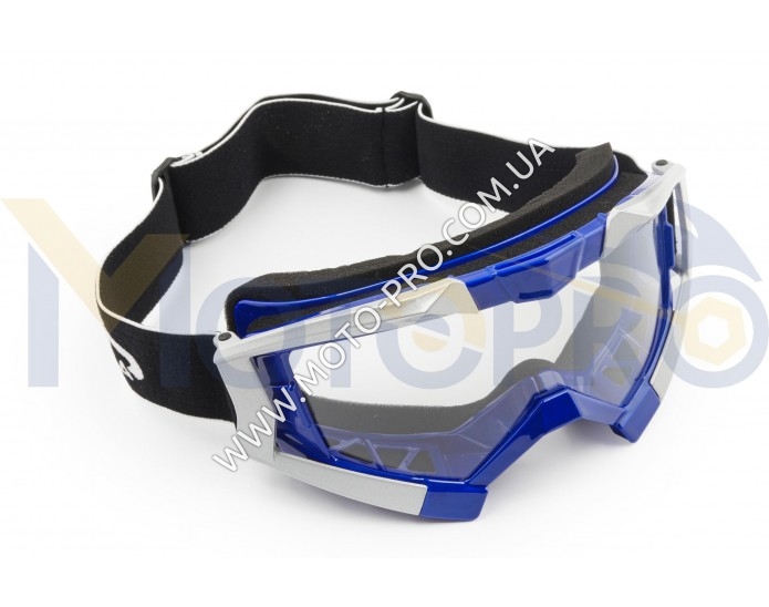 Кросові окуляри (mod:MJ-1017, сині, прозоре скло)