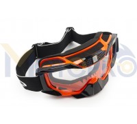 Кросові окуляри (mod:MJ-1015, помаранчеві, прозоре скло)