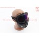 Очки + защитная маска, черная (хамелеон стекло) MT-009