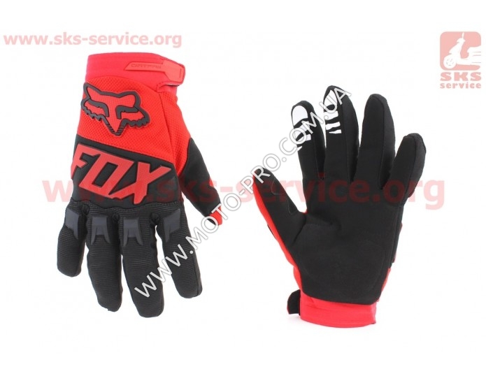 Перчатки мотоциклетные XL-Чёрно-Красные