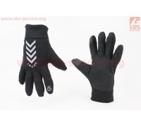 Перчатки мотоциклетные L-Чёрные (сенсорный палец)