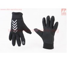 Перчатки мотоциклетные L-Чёрные (сенсорный палец)