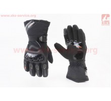 Перчатки мотоциклетные, теплые XL-Чёрные
