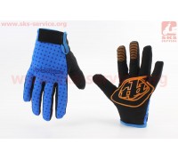 Перчатки L сине-черные, с силиконовыми вставками, НЕ оригинал