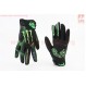 Перчатки мотоциклетные XL-Зелёные, тип 2