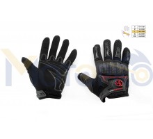 Перчатки SCOYCO (mod:MC-23, size:L,черные, текстиль)