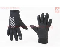 Перчатки мотоциклетные XL-Чёрные (сенсорный палец)