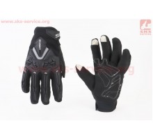 Перчатки мотоциклетные XL-Чёрные (сенсорный палец) тип ...