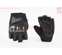 Перчатки мотоциклетные без пальцев M-Чёрные, тип 1