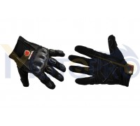 Перчатки SCOYCO (mod:HD-12, size:L, черные, текстиль, карбон)