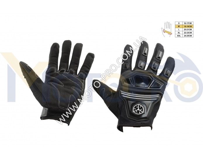 Перчатки SCOYCO (mod:MC-24, size:M, черные, текстиль)