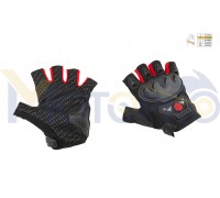 Перчатки без пальцев (mod:MC-29D,size:M, красные) SCOYCO