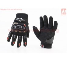 Перчатки мотоциклетные XL-Чёрные
