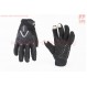 Перчатки мотоциклетные L-Чёрные (сенсорный палец) тип 1