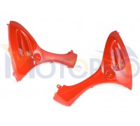 Пластик Zongshen GRAND PRIX передний (подклювник) (красный) KOMATCU