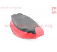 Чохол сидіння (еластичний, міцний матеріал) чорний/червоний