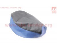 Чохол сидіння (еластичний, міцний матеріал) чорний/синій