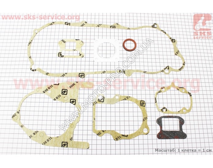 Прокладки двигателя к-кт Honda Lead 50, Тайвань (347518)