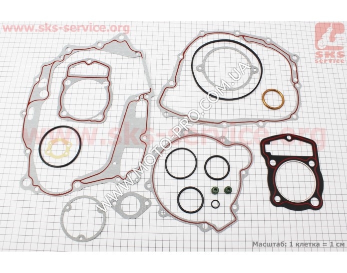 Прокладки двигателя к-кт CB-150cc 62мм (321752)