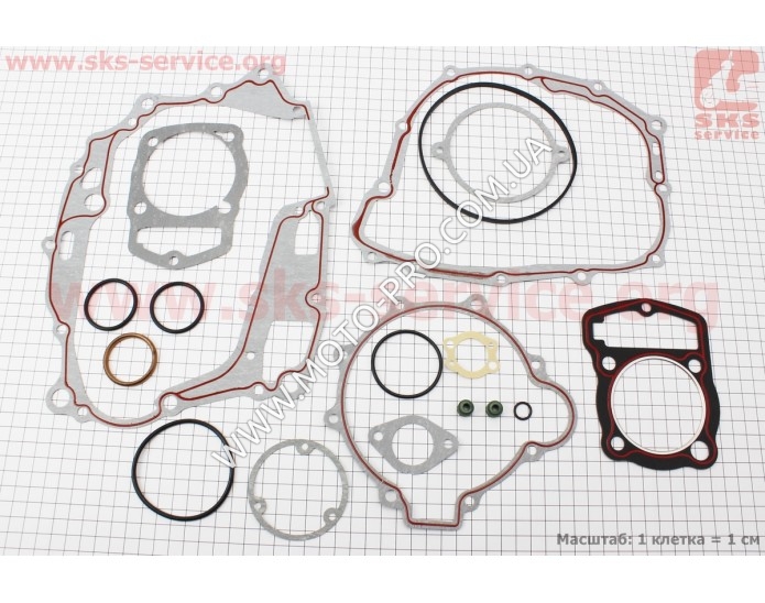 Прокладки двигателя к-кт CB-200cc 63,5мм (321753)
