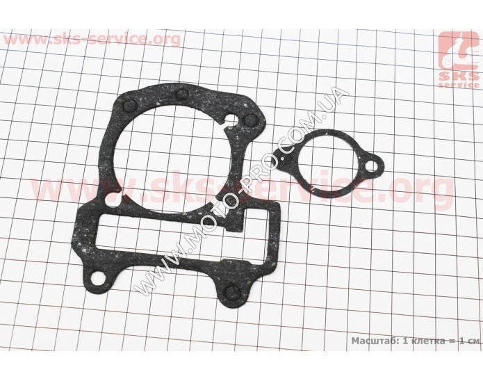 Прокладки поршневий к-кт 2шт Honda DIO AF68 (пароніт) 4Т (347203)