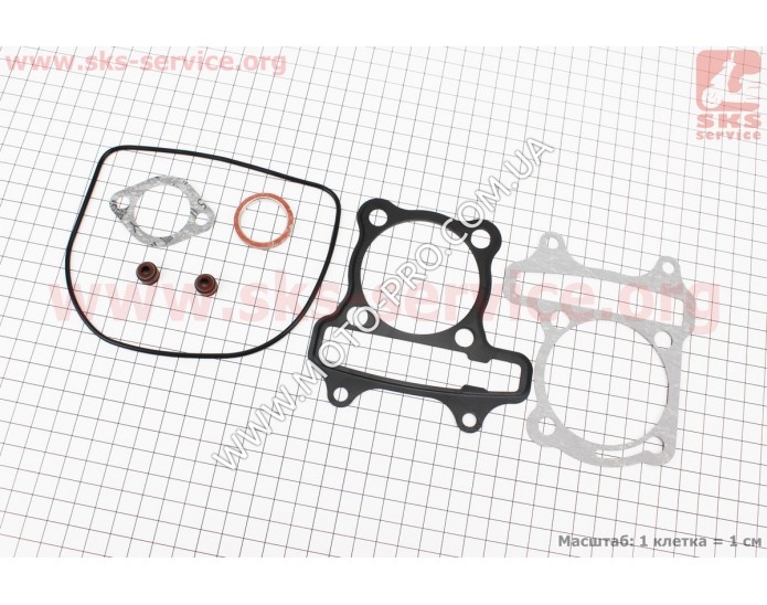 Прокладки поршневий к-кт 150cc (метал) (310514)