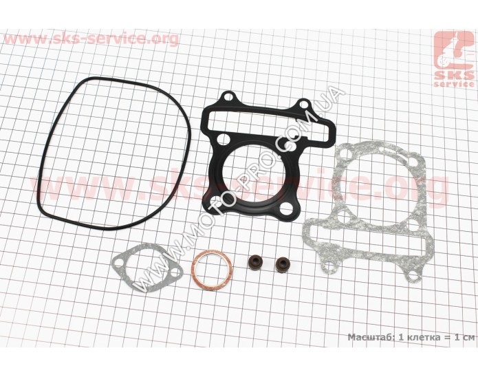 Прокладки поршневий к-кт 100cc (метал) (310682)