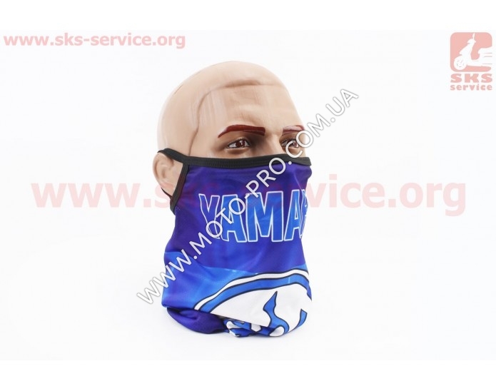 Маска обличчя пилозахисна "YAMAHA", з синім малюнком, GE-70