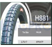 Мотошина 2,75-17 TT (H-881 ТТCHAOYANG,камерна) LTK