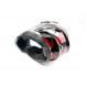 Шлем кроссовый/эндуро/АТV BLD-819-7 М (57-58см), ЧЁРНЫЙ глянец с красно-бело-серым рисунком