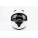 Шлем интеграл, закрытый (сертификация DOT)+откидные очки BLD-M67 М (57-58см), БЕЛЫЙ глянец