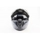 Шлем интеграл, закрытый+очки BLD-М61 S (55-56см), "КАРБОН" глянец