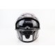 Шлем интеграл, закрытый (сертификация DOT)+откидные очки BLD-M67 S (55-56см), СЕРЫЙ глянец с бело-чёрным рисунком