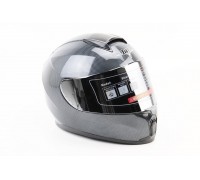 Шлем интеграл, закрытый (сертификация DOT)+откидные очки BLD-М66 М (57-58см), "КАРБОН" глянец