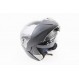 Шлем модуляр, закрытый с откидным подбородком+откидные очки BLD-158 S (55-56см), ЧЁРНЫЙ матовый