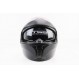 Шлем интеграл, закрытый (сертификация DOT)+откидные очки BLD-М66 М (57-58см), ЧЁРНЫЙ матовый