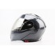 Шлем модуляр, закрытый с откидным подбородком+откидные очки BLD-158 М (57-58см), "КАРБОН" глянец
