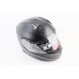 Шлем модуляр, закрытый с откидным подбородком+откидные очки BLD-162 М (57-58см), ЧЁРНЫЙ матовый