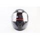 Шлем интеграл, закрытый+очки BLD-М61 S (55-56см), "КАРБОН" глянец